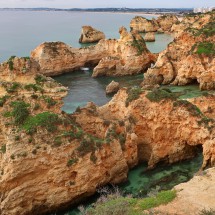 Rocky coast of the Algarve